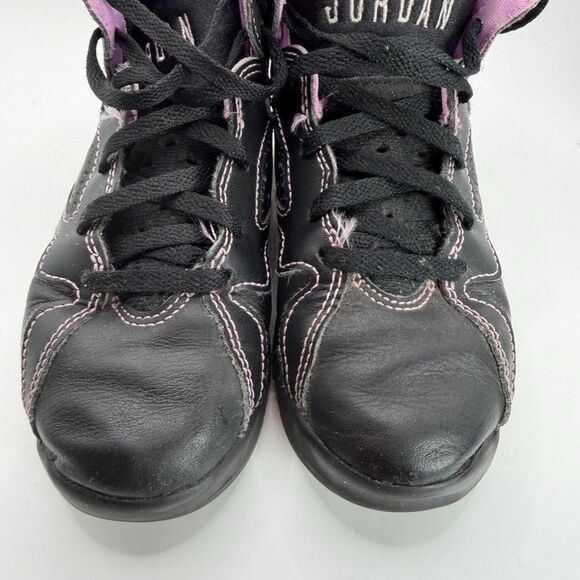 Nike Air Jordan 7 Retro Barely Shoes Size 12c Black Grape DV2257-055 - Picture 3 of 11